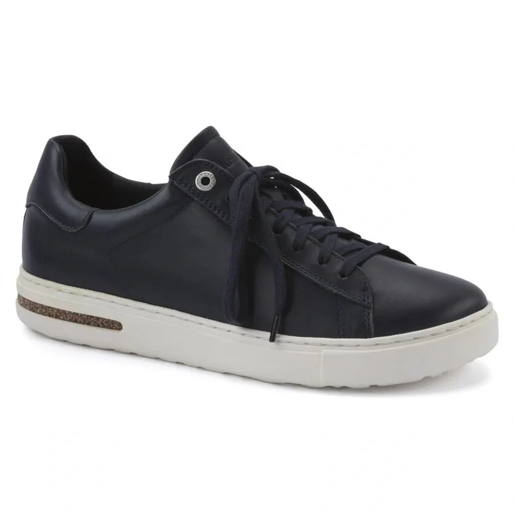 NIB Birkenstock Men’s Bend Low Leather Sneakers in Midnight Blue in size 13